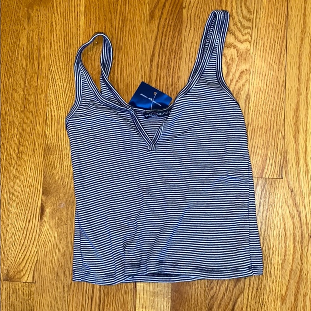 brandy melville striped tank top